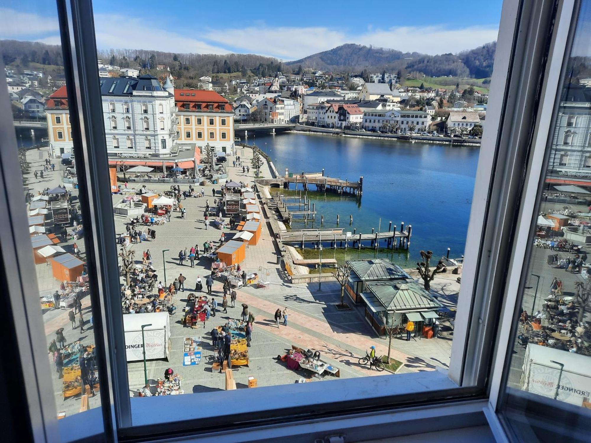 Seeblick Apartment/Zimmer Gmunden Exterior foto